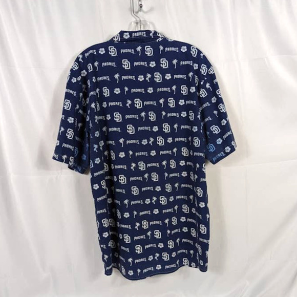 SAN DIEGO PADRES XL Hawaiian Shirt MLB Short Sleeve - Picture 4 of 6